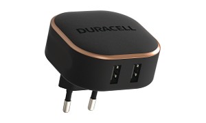 Carregador Duracell Dual USB-A de 17W