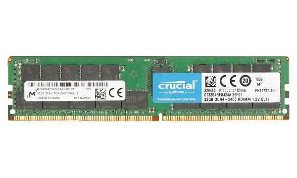 32GB DDR4 2400MHZ ECC RDIMM (2Rx4)