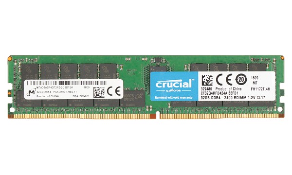 ProLiant DL380 Gen9 32GB DDR4 2400MHZ ECC RDIMM (2Rx4)