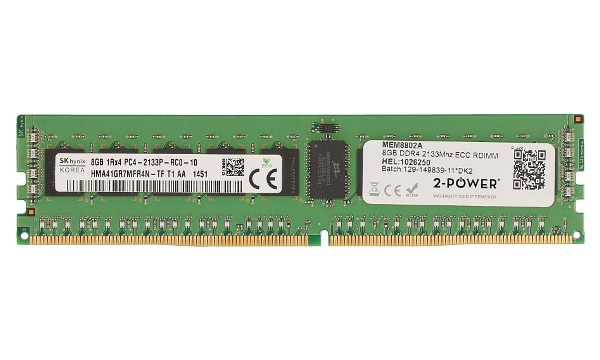 ProLiant ML150 Gen9 Performance 8GB DDR4 2133MHz ECC RDIMM
