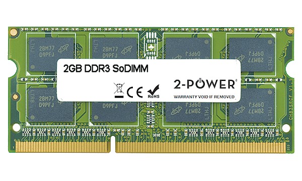Aspire One D255E-N55DQws 2GB DDR3 1333MHz SoDIMM
