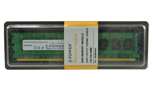 ProLiant DL380E GEN8 8GB DDR3 1333MHz ECC + TS DIMM