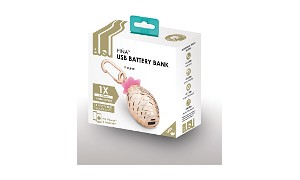 Gold Pineapple Power Bank