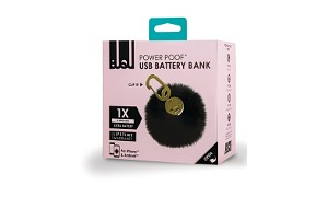 Black Power Poof Power Bank