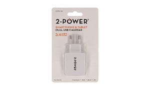 1A+2.4A Dual USB Phone/Tablet Charger
