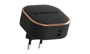 Carregador de telefone /Tablet USB 2,4A da Duracell